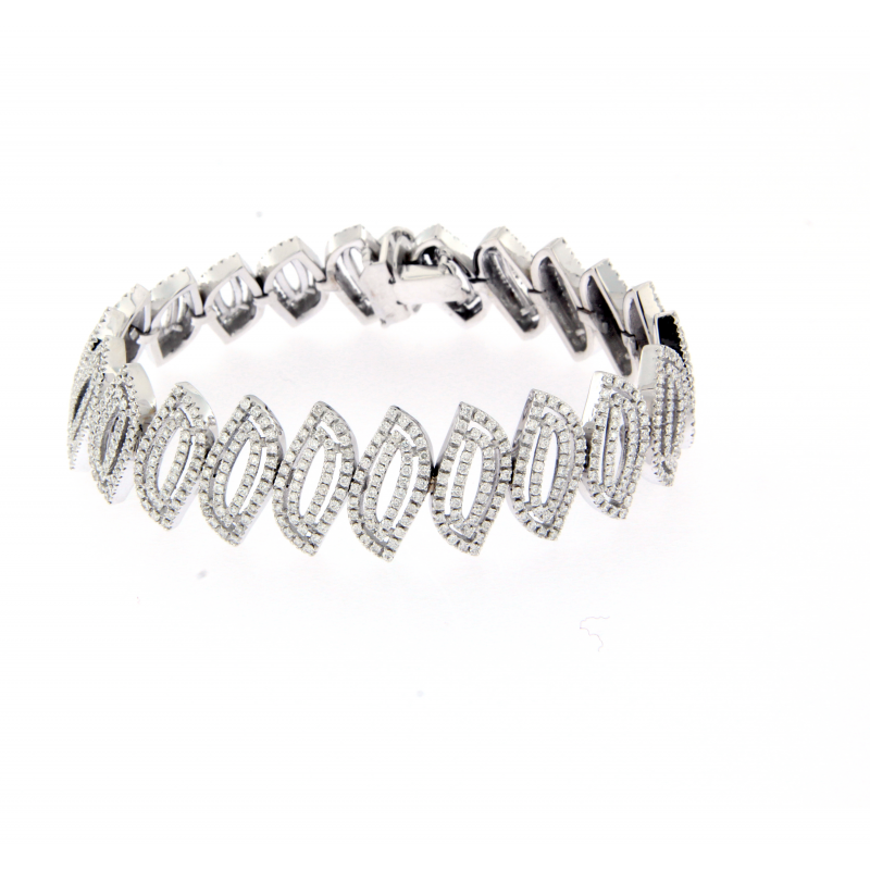 Bracciale foglie preziose