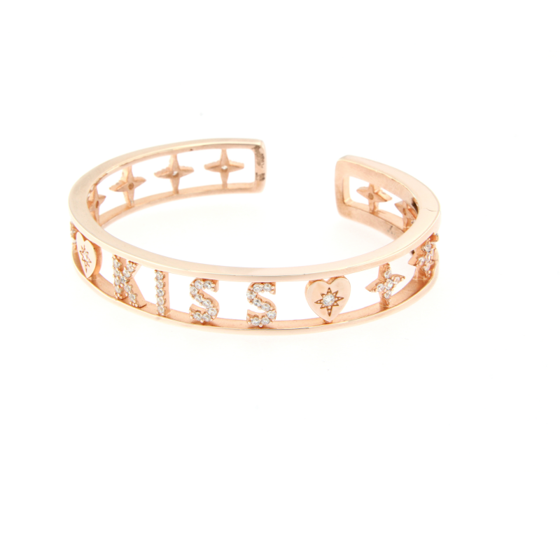 Bracciale rigido kiss