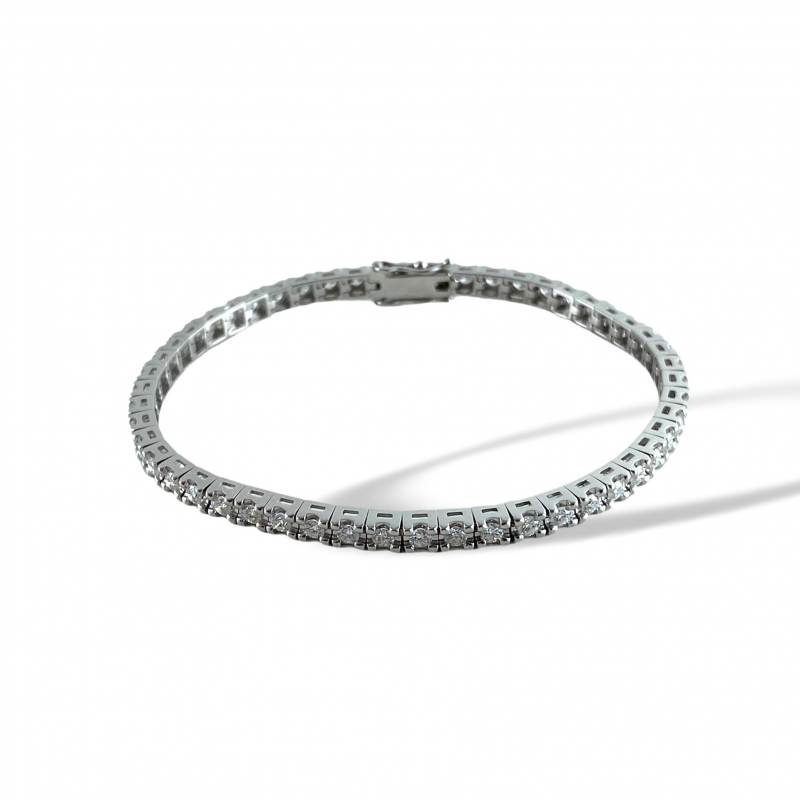 Bracciale tennis di diamanti