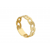 Ring link gold 18 K