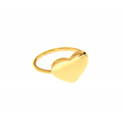 Heart ring gold 18 K