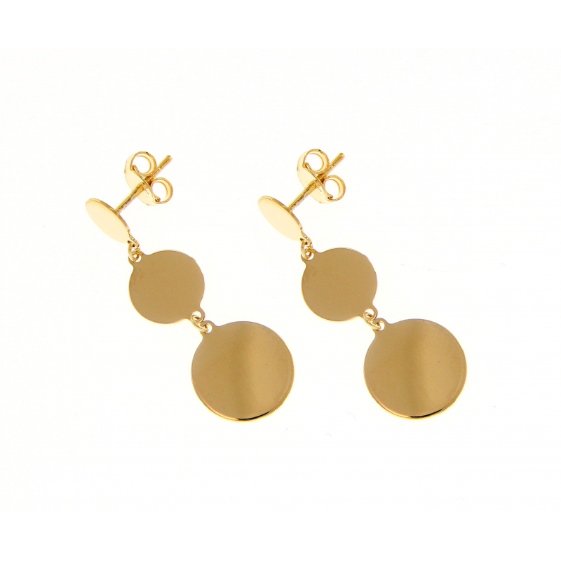 Drop earrings  gold 18 K