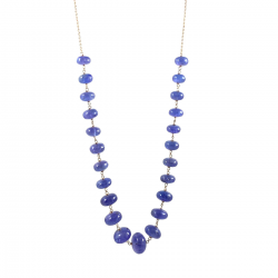 Collana con tanzanite