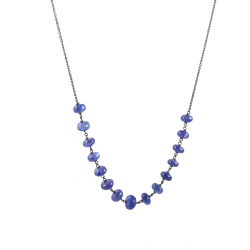 Collana con tanzanite