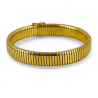 Bracciale tubogas in oro giallo