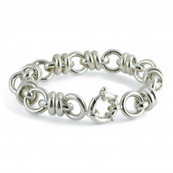 Bracciale a maglie in argento