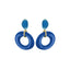 Edge Earrings - Precious Red