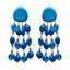 Wave Earrings - Precious Red