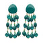 Wave Earrings - Precious Red