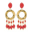 Aura Earrings - Precious Red