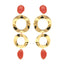 Eclipse Earrings - Precious Red