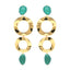 Eclipse Earrings - Precious Red
