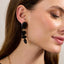 Snake Earrings - Precious Red