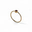 Anello in oro rosa con rubino