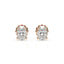Oval-cut stud earrings - AMA