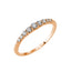 Veretta in Oro Bianco con Diamanti – Herzel Gioielli