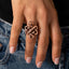Anello Nodo Infinity in Argento 925 Rosa - Valentino di Leonardo