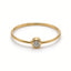 Anello Punto Luce in Oro 18 Carati con diamante – Herzel Gioielli