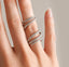 Anello Spirale Pieghevole in Oro Bianco 18 Carati con Diamanti – Herzel Gioielli