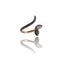 Anello con serpente in oro e diamanti brown - Herzel Gioielli