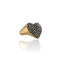 Anello  cuore brown - Herzel Gioielli