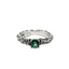 Solitaire ring with leaves - Nove25