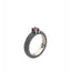 Anello solitario rosso - Nove25