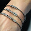 Bracciale bangle “ANCHEMENO” in Argento Brunito – Herzel Fashion