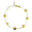 Golden Bracelet with Four-Leaf Clovers – Herzel Fashion