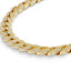 Bracciale Groumette in Argento Dorato con Zirconi Bianchi – Herzel Fashion