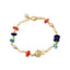 Bracciale Mare in Argento Dorato con pietre naturali – Herzel Fashion