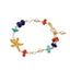Bracciale Mare in Argento Dorato con pietre naturali – Herzel Fashion