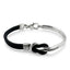 Bracciale Porta Fortuna in argento Reef in corda nautica - Valentino Di Leonardo