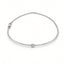 Bracciale Semirigido Punto Luce in Oro Bianco 18 Carati – Herzel Fashion