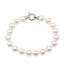 Bracciale con Perle Coltivate d’Acqua Dolce e Chiusura in Oro Bianco – Herzel Gioielli