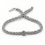 Bracciale in seta colorata e argento - Patrizia Farinola