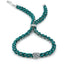 Bracciale in seta colorata e argento - Patrizia Farinola 