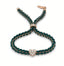Bracciale in seta colorata e argento - Patrizia Farinola