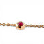 Bracciale punto luce con rubino - Herzel Gioielli