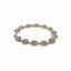 Bracciale retrò con toppe in argento e zirconi - Kolié