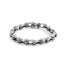 Bracciale uomo in argento a forma di catena di bicicletta