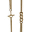 Catena Lunga in Argento Dorato con Chiusura a T - Herzel Fashion