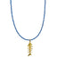 Collana Girocollo con lisca e Cristalli azzurri – Herzel Fashion 