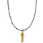 Collana Girocollo con lisca e Cristalli grigi – Herzel Fashion