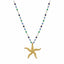 Collana Girocollo con stella marina e Cristalli multicolor – Herzel Fashion