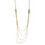 Collana Multifilo in Argento Dorato – Herzel Fashion