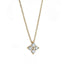 Collana Pendente Fiore in Oro Rosa con Diamanti – Herzel Gioielli