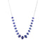 Collana Tanzanite Oro bianco - Herzel Gioielli