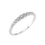 White graduating band ring - Herzel Gioielli