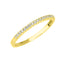 Yellow half-eternity ring - Herzel Gioielli